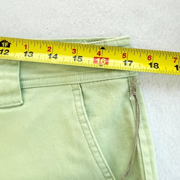 A New Day Women's Stretch Straight Leg High Rise Green Crop Pants Size 12R NWT - Picture 9 of 13